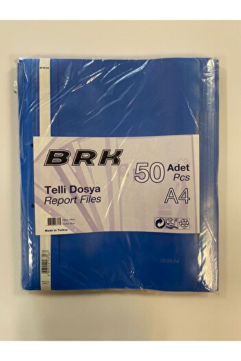 BRK TELLİ DOSYA 50 Lİ PAKET