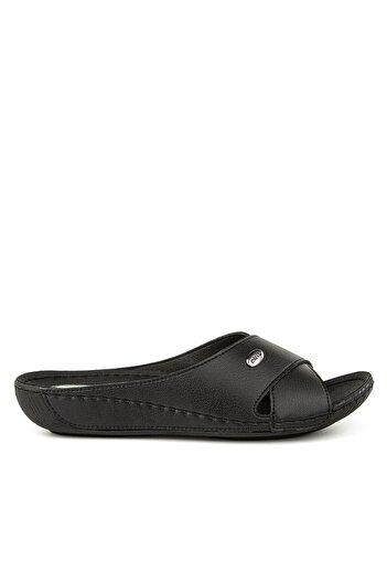 Muya A 1083933   Women's Black Casual Slippers
