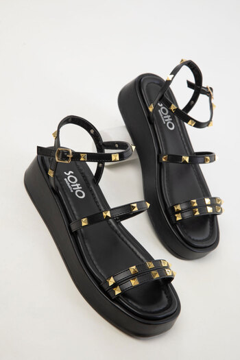 SOHO Black Women's Sandals 20461