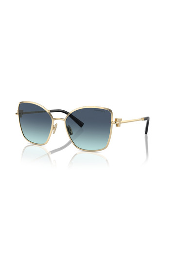 Tiffany Woman Butterfly Sunglasses- Tf 3102b - Lense Size:58mm - Pale Gold