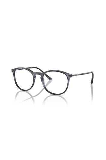 Giorgio Armani Man Phantos Eyeglasses- Ar 7125 - Lense Size:50mm - Striped Blue
