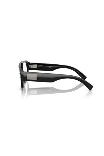Dolce&Gabbana Dolce & Gabbana Man Pilot Eyeglasses- Dg 3406 - Lense Size:56mm - Brushed Black