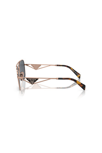 Prada Woman Pillow Sunglasses- Pr A50s - Lense Size:59mm - Rose Gold