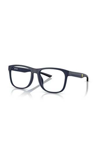 Scuderia Ferrari Ferrari Scuderia Unisex Square Eyeglasses- Fz 8014d - Lense Size:54mm - Matte Blue