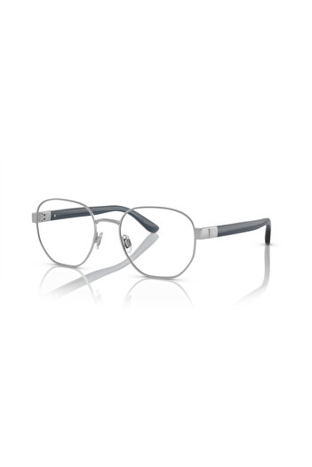 Polo Ralph Lauren Man Rectangular Eyeglasses- Ph 1224 - Lense Size:52mm - Semishiny Silver
