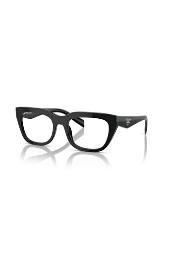 Prada Woman Irregular Eyeglasses- Pr A06v - Lense Size:52mm - Black