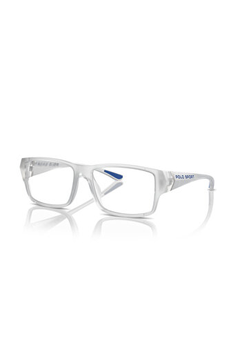 Polo Ralph Lauren Man Rectangular Eyeglasses- Ph 2275u - Lense Size:55mm - Matte Crystal