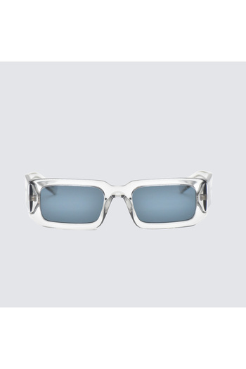 Prada Man Rectangle Sunglasses- Pr 06ys - Lense Size:53mm - Transparent Grey