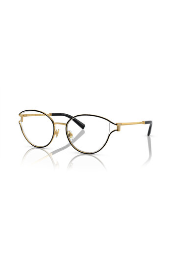 Tiffany Woman Oval Eyeglasses- Tf 1157b - Lense Size:54mm - Black On Gold