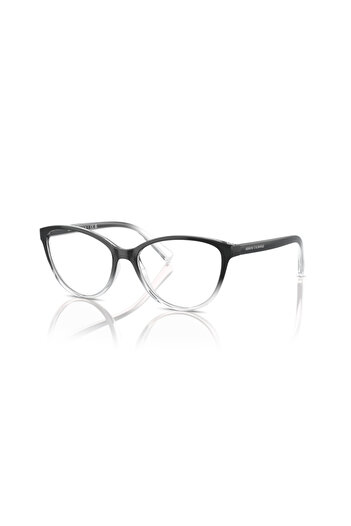 Armani Exchange Woman Pillow Eyeglasses- Ax 3053 - Lense Size:53mm - Shiny Black & Grey