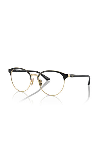 Vogue Woman Phantos Eyeglasses- Vo 4305 - Lense Size:51mm - Top Black/pale Gold