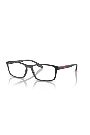 Prada Linea Rossa Man Rectangular Eyeglasses- Ps 04mv - Lense Size:54mm - Matte Black