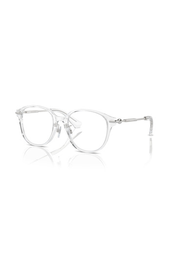 BURBERRY Woman Round Eyeglasses- Be 2412d - Lense Size:52mm - Transparent