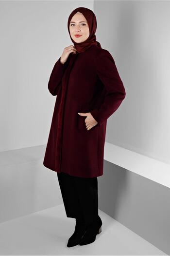 Alvina Fur Detailed Pocket Coat 90366