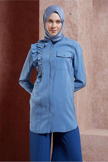 Alvina Ruffle Detailed Tunic 44793
