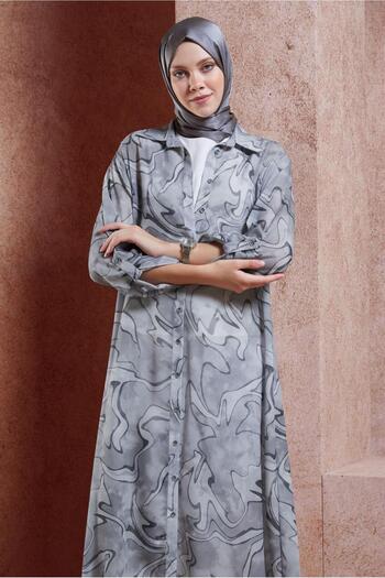 Alvina 44786 Model Patterned Tunic