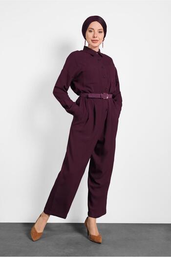 Alvina Buttoned Pocket Jumpsuit 40233