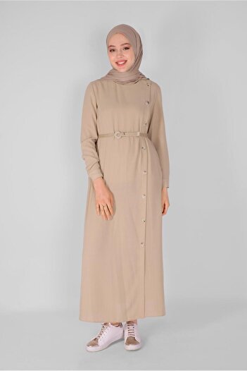 Alvina Side Button Dress 41453