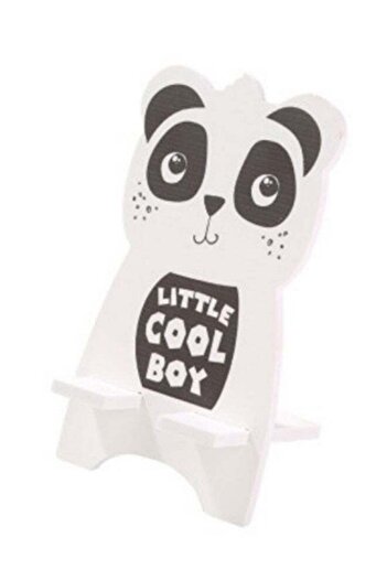Generic Korean-style Cute Cartoon Wooden Mobile Stand - Panda