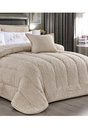 Moon Luxury Embroidered Jacquard Bedspread, 4 Pieces, 220x170cm, 200x120+35cm, 78x50cm, 78x50+5cm, 6kg