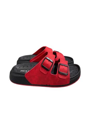 Pierre Cardin Double Banded Adjustable Anatomical Sole Slippers