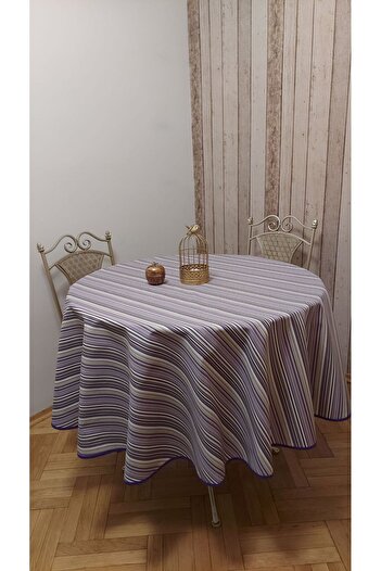 gonk Round,Duck (Liquid Iti̇ci̇,Stain-Proof) Fabric,Tablecloth