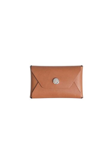 WATCHOFROYAL Πορτοφόλι από γνήσιο δέρμα Buttero Tan SecureVault Card Holder