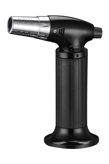 Denx Charcoal Starter Torch Lighter Black/Silver DX2583