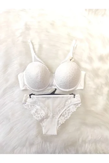 SATTENS Underwire Large Size Bra Set C Cup Bra and Panty