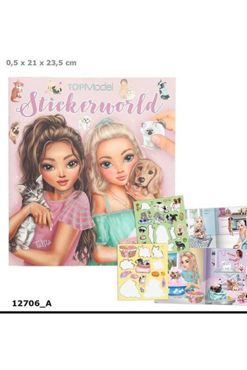 Top Model Cat and Dog Sticker Book