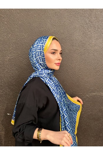 Webinay Home F Pattern Voile Silk Shawl Νέας σεζόν Premium Ποιότητα
