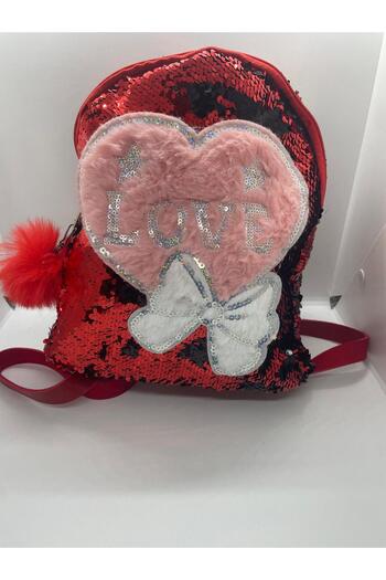 ALFA AKSESUAR 03 big size girls' bag with love writing