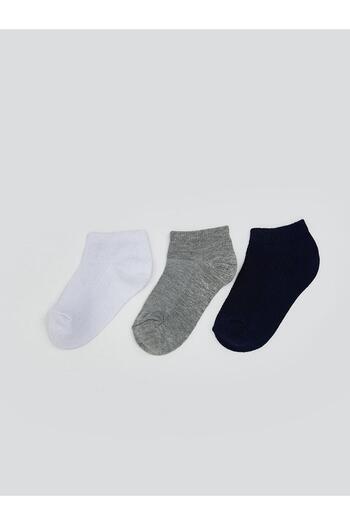 LC Waikiki Lcw Eco Basic Boy Booties Socks 3-Pack