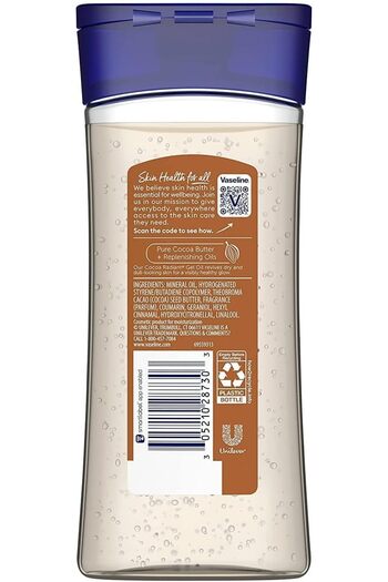 Vaseline Intensive Care Cocoa Radiant Gel Oil 6.8 oz (201 ml) (6 Pack)