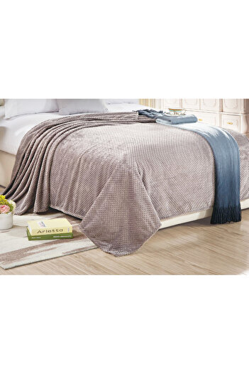 Generic Double Size Throw Blanket All Season Lightweight Flannel Blanket For Couch Bed And Sofa 200X220 cm
