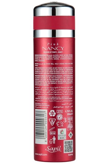 sapil Nancy Pink for Women 200ml Deo