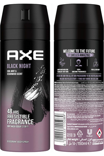 Axe Body Spray for Men Black Night 150ML