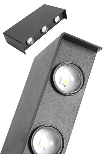 Voxify Yeni Model Çift Yönlü Duvar Aplik Led Aydınlatma Armatür Dekoratif Bahçe Armatür