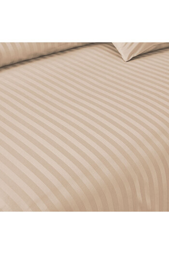 Alhabib bedding Single and a half beige cotton hotel bedspread, 250 stitches, 5 pieces