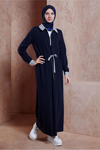 Alvina Tracksuit Dress 44753 - Lace-Up Design