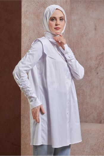 Alvina GIRLING DETAILED SATIN TUNIC 44466