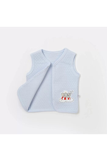 Bibaby Swimming Elephant Kapitone Yelek 61477 Mavi