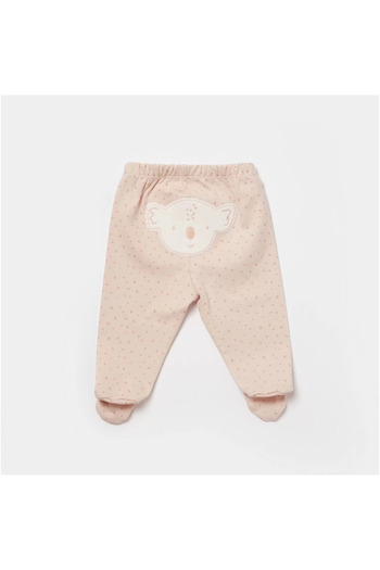 Biorganic Pink Koala Jungle Booties Trousers