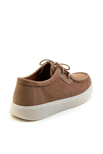 Bambi Bej Leather Erkek Casual Ayakkabı E01076500701