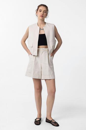 Antioch Stone Oversize Women's Vest