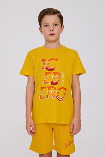 Iceberg BG Store Boy's Yellow Tshirt