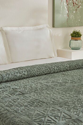 Karaca Home Κουβέρτα Blair Single Embos Sage