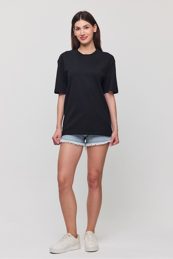 ZACHARIUZ Μπλουζάκι με κοντό μανίκι Oversize