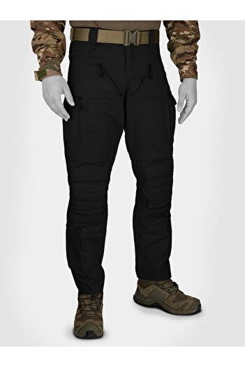 Mudeir Pantolon Algan Siyah 34 Boy Outdoor Tactical Tactik Koruma Ripstop
