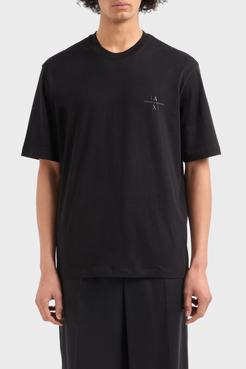 Armani Exchange Armani Exchage 100% βαμβακερό κανονικό μπλουζάκι με λογότυπο Ανδρικό T SHIRT XM 000763   AF12308 UC001